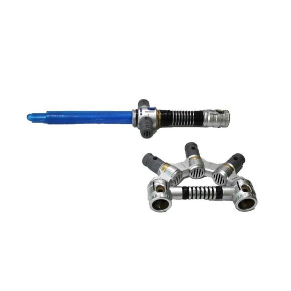 Hasbro Star Wars Bladebuilders Jedi Master Blue Lightsaber Starter Kit 2015 Work - Picture 5 of 5